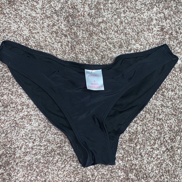 Xhilaration small black bikini bottoms - Picture 1 of 2